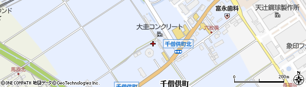 滋賀観光バス株式会社　近江八幡営業所周辺の地図