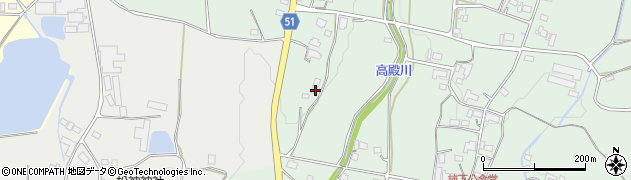 岡山県勝田郡奈義町柿352周辺の地図