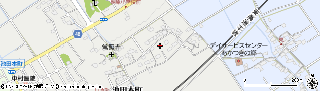 滋賀県近江八幡市池田本町553周辺の地図