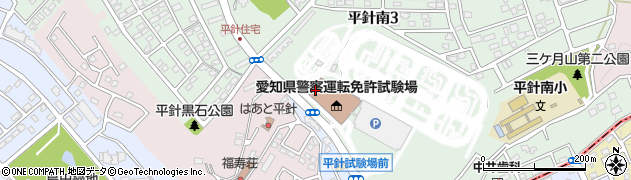 財団法人愛知県交通安全協会　平針自動車練習所周辺の地図
