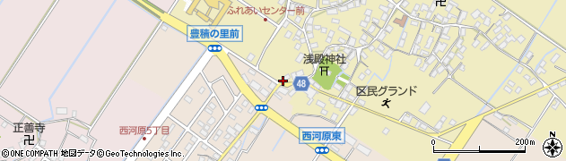滋賀県野洲市比留田720周辺の地図