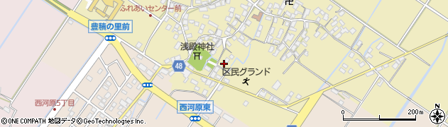 滋賀県野洲市比留田686周辺の地図