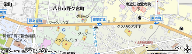 滋賀県東近江市青葉町3-6周辺の地図