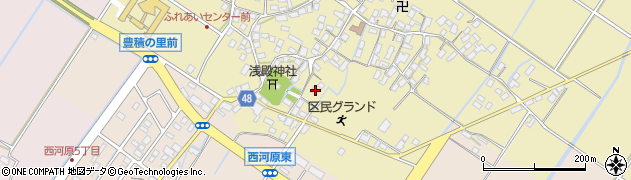 滋賀県野洲市比留田689周辺の地図