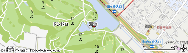 愛知県東郷町（愛知郡）和合（濁池）周辺の地図