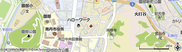京都府南丹市園部町美園町（４号）周辺の地図