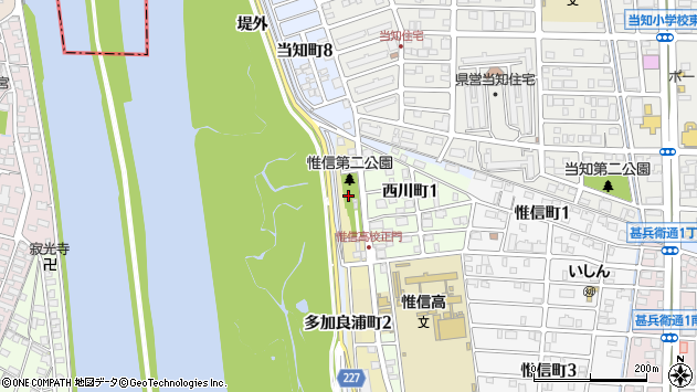 〒455-0825 愛知県名古屋市港区多加良浦町の地図