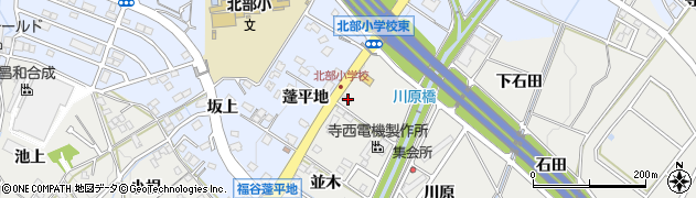 愛知県みよし市莇生町並木90周辺の地図