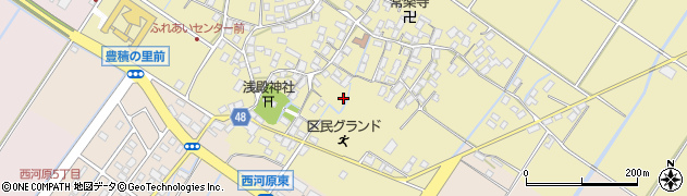滋賀県野洲市比留田668-7周辺の地図