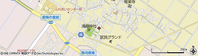 滋賀県野洲市比留田685周辺の地図