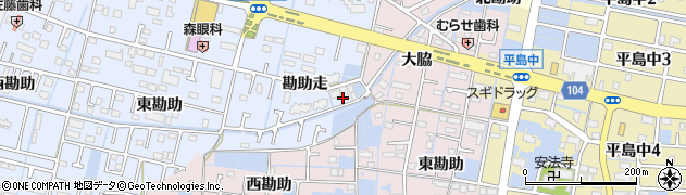 愛知県弥富市前ケ須町（戌起）周辺の地図