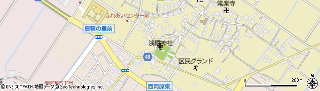 滋賀県野洲市比留田693周辺の地図