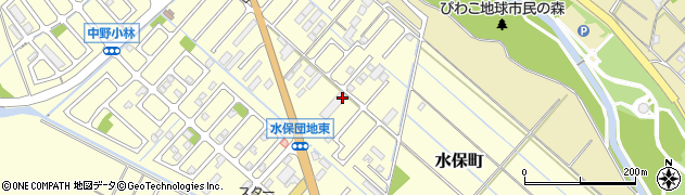 滋賀県守山市水保町1172周辺の地図