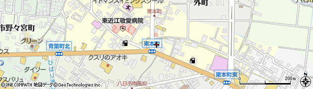 株式会社エルアイシー　八日市店周辺の地図