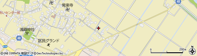 滋賀県野洲市比留田470周辺の地図