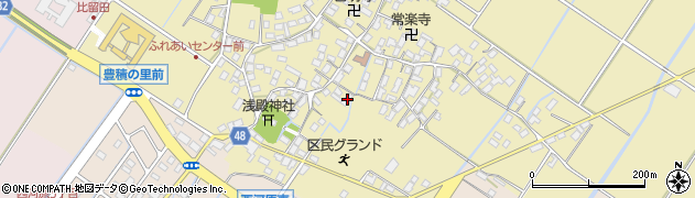 滋賀県野洲市比留田667周辺の地図