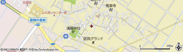 滋賀県野洲市比留田668周辺の地図