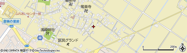 滋賀県野洲市比留田68-1周辺の地図