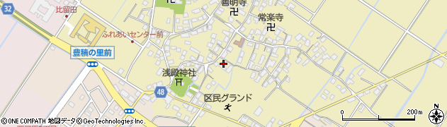 滋賀県野洲市比留田666周辺の地図