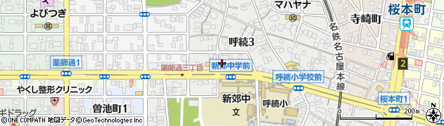 愛知県名古屋市南区呼続周辺の地図