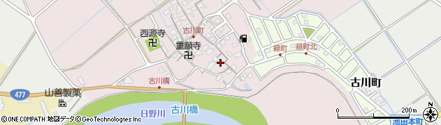 滋賀県近江八幡市古川町504周辺の地図