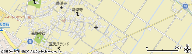 滋賀県野洲市比留田113周辺の地図