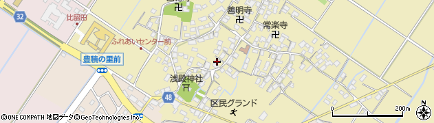滋賀県野洲市比留田674周辺の地図
