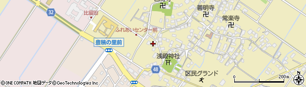 滋賀県野洲市比留田737周辺の地図