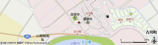 滋賀県近江八幡市古川町466周辺の地図