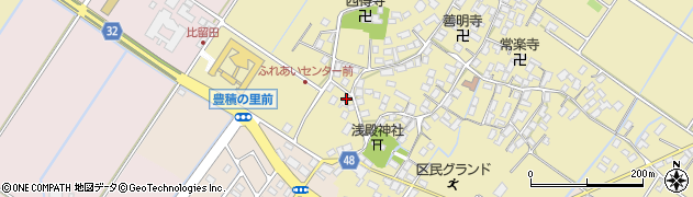 滋賀県野洲市比留田730周辺の地図