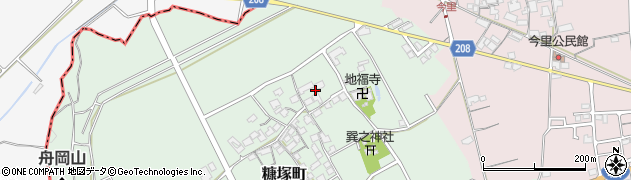 滋賀県東近江市糠塚町104周辺の地図