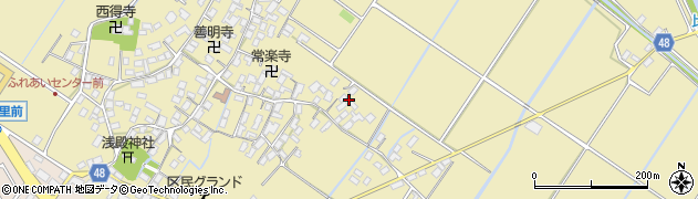 滋賀県野洲市比留田101周辺の地図