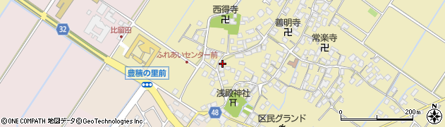 滋賀県野洲市比留田867周辺の地図