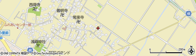 滋賀県野洲市比留田99周辺の地図