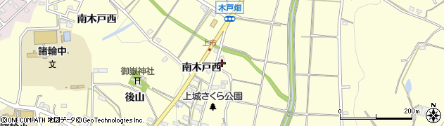 愛知県愛知郡東郷町諸輪上前田6周辺の地図
