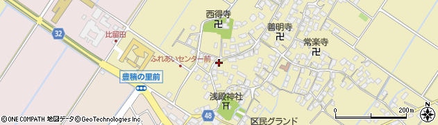 滋賀県野洲市比留田868周辺の地図