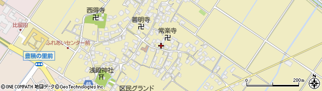 滋賀県野洲市比留田83周辺の地図