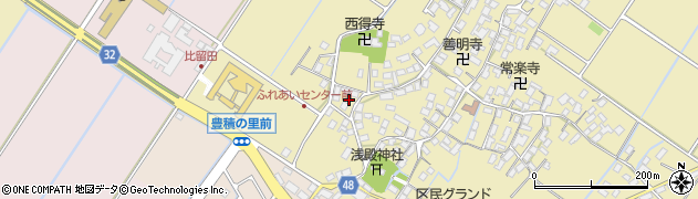 滋賀県野洲市比留田862周辺の地図