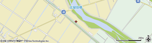 滋賀県野洲市比留田3781周辺の地図