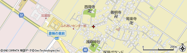 滋賀県野洲市比留田879周辺の地図