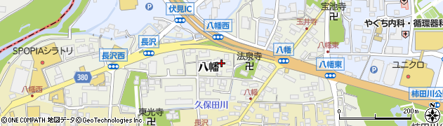 静岡県駿東郡清水町八幡周辺の地図
