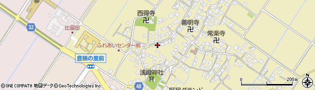 滋賀県野洲市比留田880周辺の地図