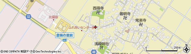 滋賀県野洲市比留田861周辺の地図