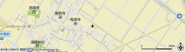 滋賀県野洲市比留田38周辺の地図