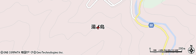 静岡県静岡市葵区湯ノ島周辺の地図