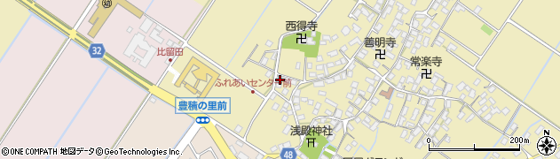 滋賀県野洲市比留田860周辺の地図