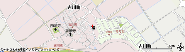滋賀県近江八幡市古川町617周辺の地図
