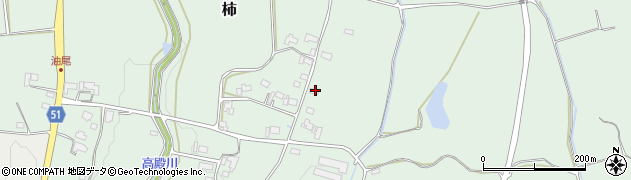 岡山県勝田郡奈義町柿1215周辺の地図