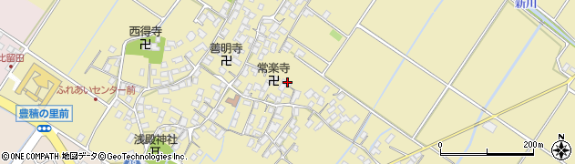 滋賀県野洲市比留田89周辺の地図