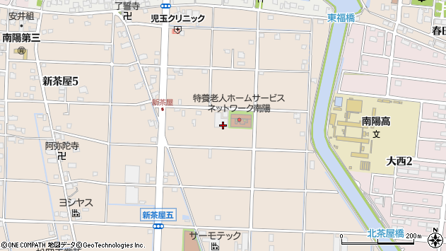 〒455-0863 愛知県名古屋市港区新茶屋の地図